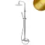 Душевая система Bruma Leaf 1672831SR Sunrise золото матовое