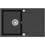 Мойка AquaSanita Tesa SQT 101 601 AW black metallic