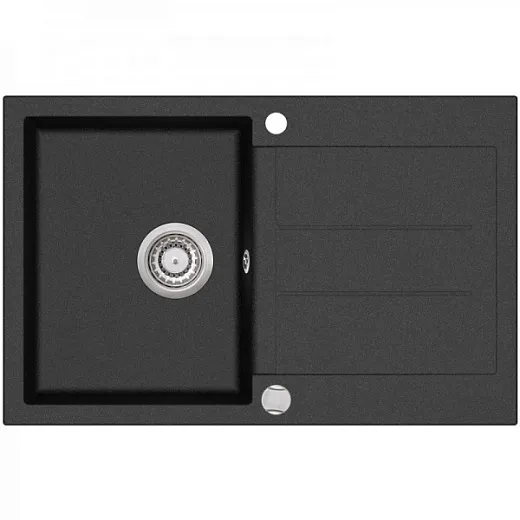 Мойка AquaSanita Tesa SQT 101 601 AW black metallic