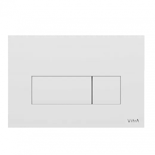 Кнопка смыва для инсталляции VitrA Root Square двойной смыв, глянцевая белая, 740-2300