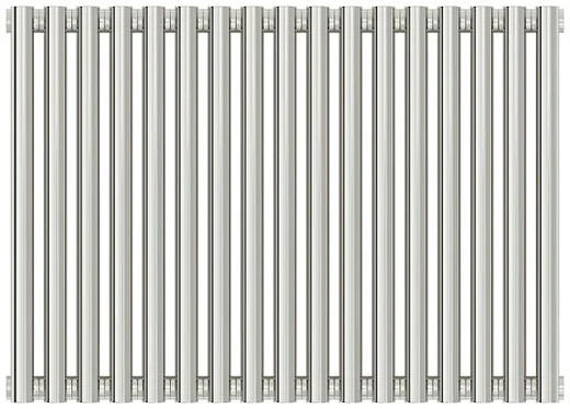 Радиатор стальной трубчатый Сунержа Эстет-11, ширина 80 см, высота 50 см, 17 секций, боковое подключение, хром, 00-0302-5017