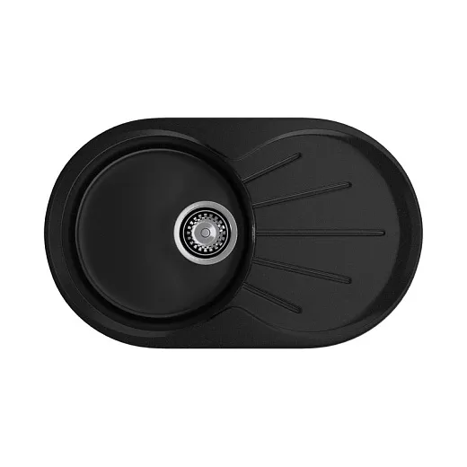 Мойка кухонная GRANFEST GF - R750L (черный)