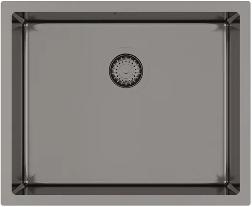 Мойка кухонная AquaSanita Steel DER 100 L-T graphite