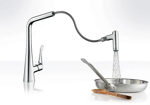 Смеситель Hansgrohe Metris 14820000 для кухонной мойки