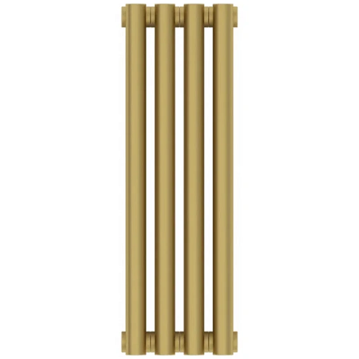 Радиатор отопления Сунержа Эстет-0, 4 секции, боковое подключение, цвет матовое золото, 032-0331-5004 Радиатор отопления Сунержа Эстет-0, 4 секции, боковое подключение, цвет матовое золото, 032-0331-5004