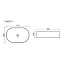 Умывальник Ceramicanova Element CN6075 56см сантехфарфор белый, CN6075