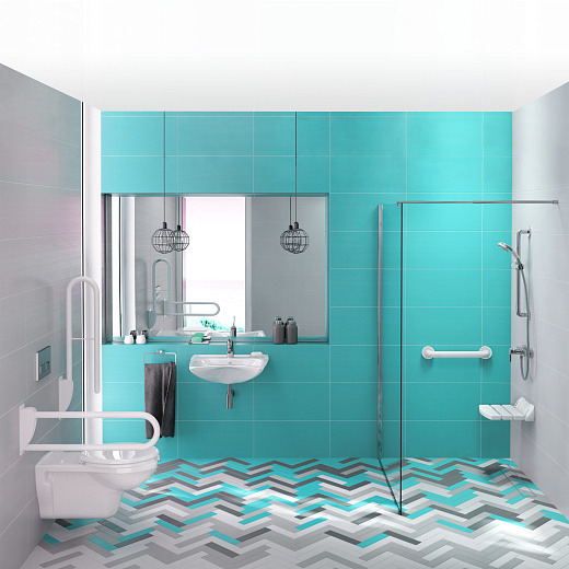 Комплект инсталляции Deante Vital 6в1 CDVS6WPW клавиша хром