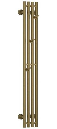 Полотенцесушитель водяной Сунержа Кантата Pro, 051-0446-1215, 1200 x 150, ширина 20 см, высота 120 см, состаренная латунь