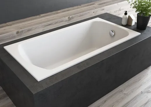 Ванна акриловая Polimat Classic Slim 160x70 с ножками