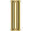 Радиатор трубчатый Сунержа Эстет-0, 4 секции, боковое подключение, цвет золото, 03-0331-5004