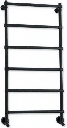 Полотенцесушитель водяной Margaroli Sole 50x106.95см, черный матовый, 4426FN