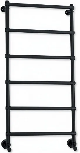 Полотенцесушитель водяной Margaroli Sole 50x106.95см, черный матовый, 4426FN