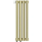 Радиатор отопления Сунержа Эстет-0 EU50, 4 секции, левое/правое нижнее подключение, цвет шампань, 020-0320-5004/020-0321-5004