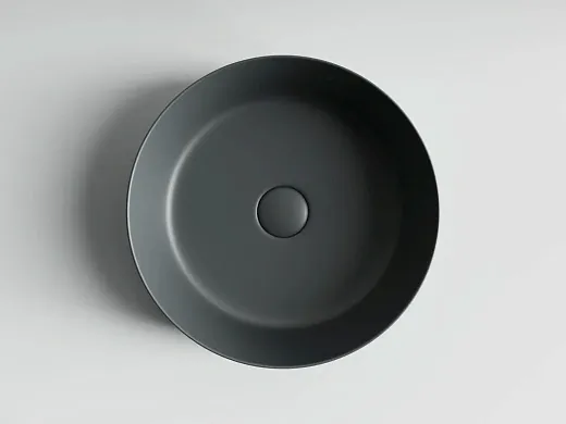 Раковина Ceramicanova Element CN6022MDH 39 x 39 x 12 см, накладная, круглая, без перелива, сантехфарфор