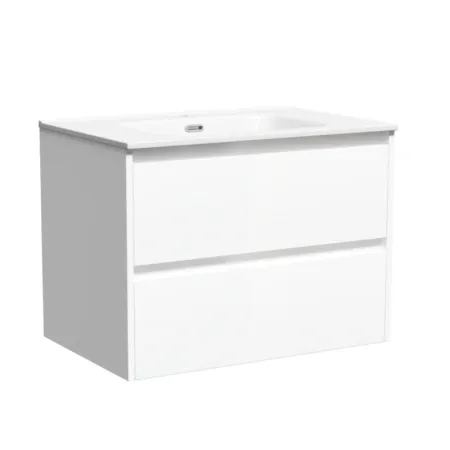 Тумба под раковину Sancos Libra LB70W, 70 см, подвесная, цвет белый