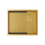 Кухонная мойка PAULMARK NEXT-PRO 54 UNI PM705445-BG (золото/брашированное золото)