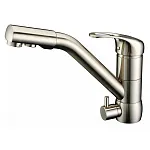 Смеситель для кухни ZorG ZR 400 KF-12 никель