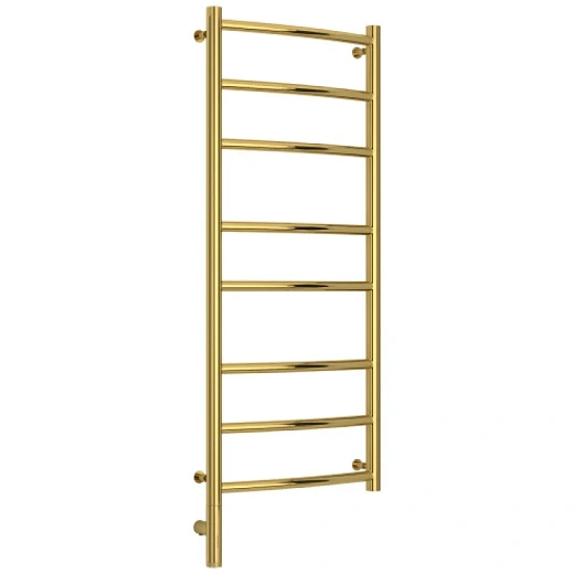 Полотенцесушитель электрический Сунержа Галант 3.0, высота 100 см, ширина 40 см, диммер слева/справа, цвет золото, 03-5800-1040/03-5801-1040