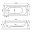 Акриловая ванна Excellent Oceana Mono 180x80 SLIM