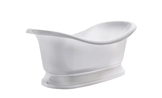 Ванна Astra-Form Мальборо 190x86 пустая, литой мрамор, белая глянцевая, 01010031