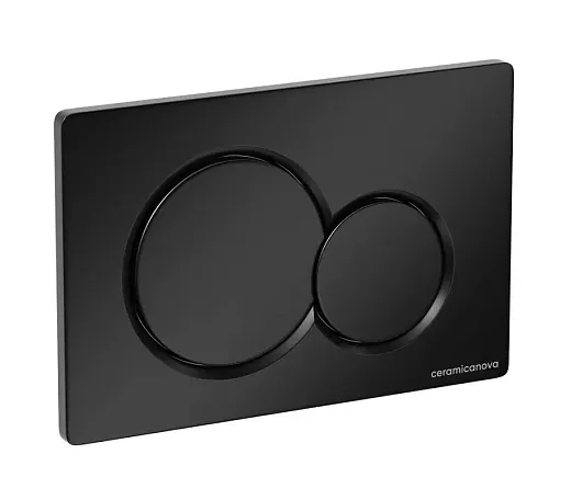 Клавиша смыва Ceramicanova Balance Sphere CN12-003MB, механическая, черный матовый
