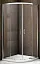 Душевой уголок Good Door Latte R-90-C-WE, 90 х 90 х 185 см, стекло прозрачное, белый, ЛА00002