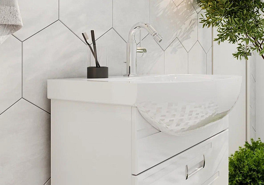 Тумба подвесная Volna Joli 70.1Y под умывальник Балтика белая