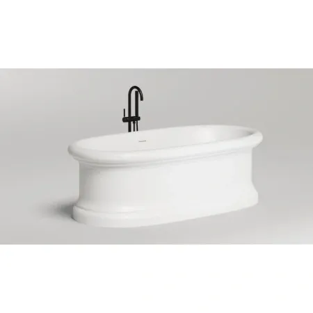 Ванна Salini Опера 1052201M, 180 х 90 см, из искусственного камня С-Стоун/S-Stone, цвет белый матовый
