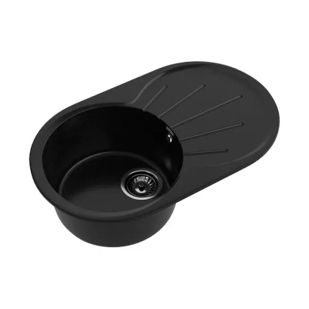 Мойка кухонная GRANFEST GF - R750L (черный)