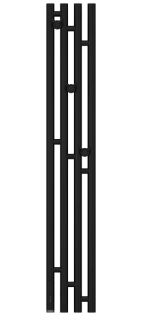 Полотенцесушитель электрический Сунержа Кантата 3.0 (левый) 1200х159 чёрный