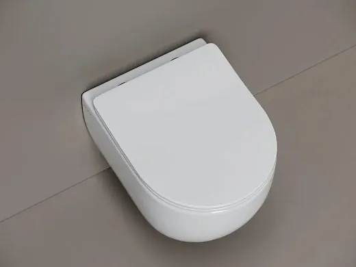 Комплект: инсталляция Ceramicanova Balance с кнопкой Balance Rect золото брашированное и унитаз подвесной Ceramicanova Play Tornado с сиденьем микролифт