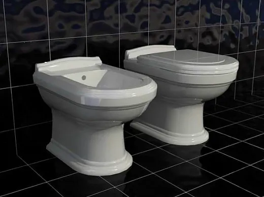 Биде напольное Villeroy &amp; Boch Hommage 7442 00R1 alpin