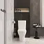 Унитаз напольный компакт VitrA Zentrum с сиденьем микролифт, санитарный фарфор, антибактериальное покрытие Hygiene, белый, 9012B003-7204