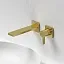 Смеситель для раковины Sancos Linn SC9021BG, PVD золото брашированное