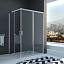 Душевой уголок Veconi Rovigo RV-10 100x80 прозрачные стекла