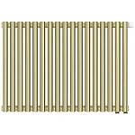 Радиатор отопления Сунержа Эстет-00 EU50, 17 секций, нижнее подключение, цвет шампань, 020-0322-5017