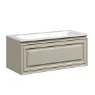 Тумба под раковину Sancos Very 100 см, подвесная, цвет Beige Soft, VR100CE