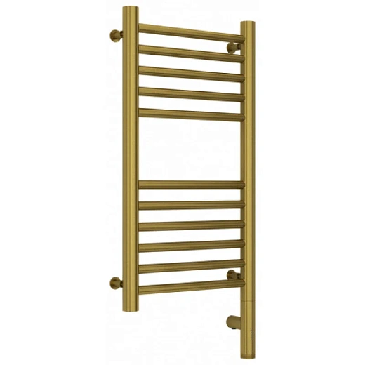 Полотенцесушитель электрический Сунержа Богема 3.0, высота 60 см, ширина 30 см, диммер слева/справа, цвет состаренная латунь, 051-5804-6030/051-5805-6030