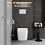 Подвесной унитаз VitrA Metropole Square  безободковый QuantumFlush с сиденьем микролифт, белый, 7906B003-6430