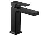 AQM6810MB AQUAme Savona Смеситель для раковины 125мм, гладкий, подводка ½", черный матовый