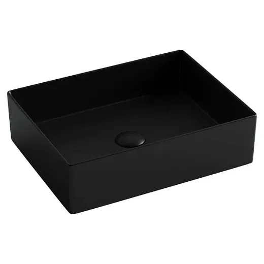 Раковина Ceramicanova Element CN6069MB, 47 см, сантехфарфор, цвет черный матовый