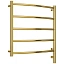 Полотенцесушитель электрический Сунержа Галант 3.0, высота 60 см, ширина 60 см, диммер слева/справа, цвет золото, 03-5800-6060/03-5801-6060