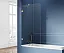 Шторка на ванну New Trendy AVEXA GOLD 90x150 (var 1)