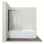 Стеклянная душевая шторка для ванны Ambassador Bath Screens 16041206 70 см