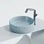 Умывальник Ceramicanova Element CN6057ML 36см сантехфарфор голубой матовый, CN6057ML