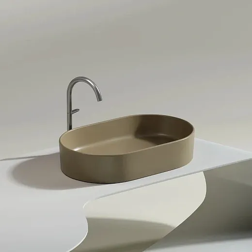 Умывальник Ceramicanova Element CN6048MC 60см сантехфарфор капучино матовый, CN6048MC