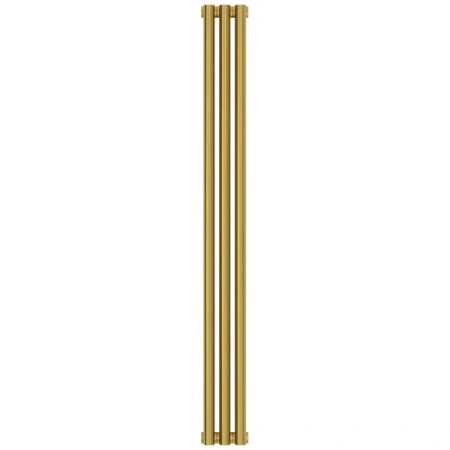 Радиатор трубчатый Сунержа Эстет-11, 3 секции, боковое подключение, цвет золото, 03-0302-1203