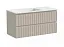 Тумба под раковину Sancos Snob R 100 см подвесная, левая, Beige Soft, SNR100LCE