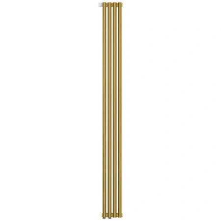 Радиатор трубчатый Сунержа Эстет-0 EU50, 4 секции, нижнее подключение левое/правое, цвет золото, 03-0320-1804/03-0321-1804