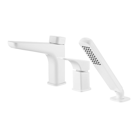 Смеситель для ванны Deante Hiacynt Bianco BQH_A13M белый Смеситель для ванны Deante Hiacynt Bianco BQH_A13M белый